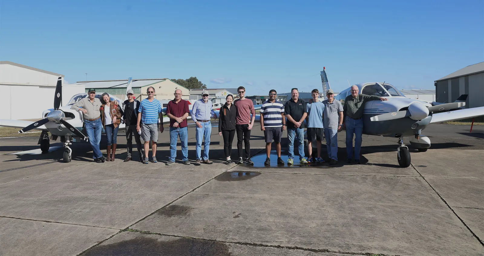 An archive photograph from Alpha Aviation’s member community